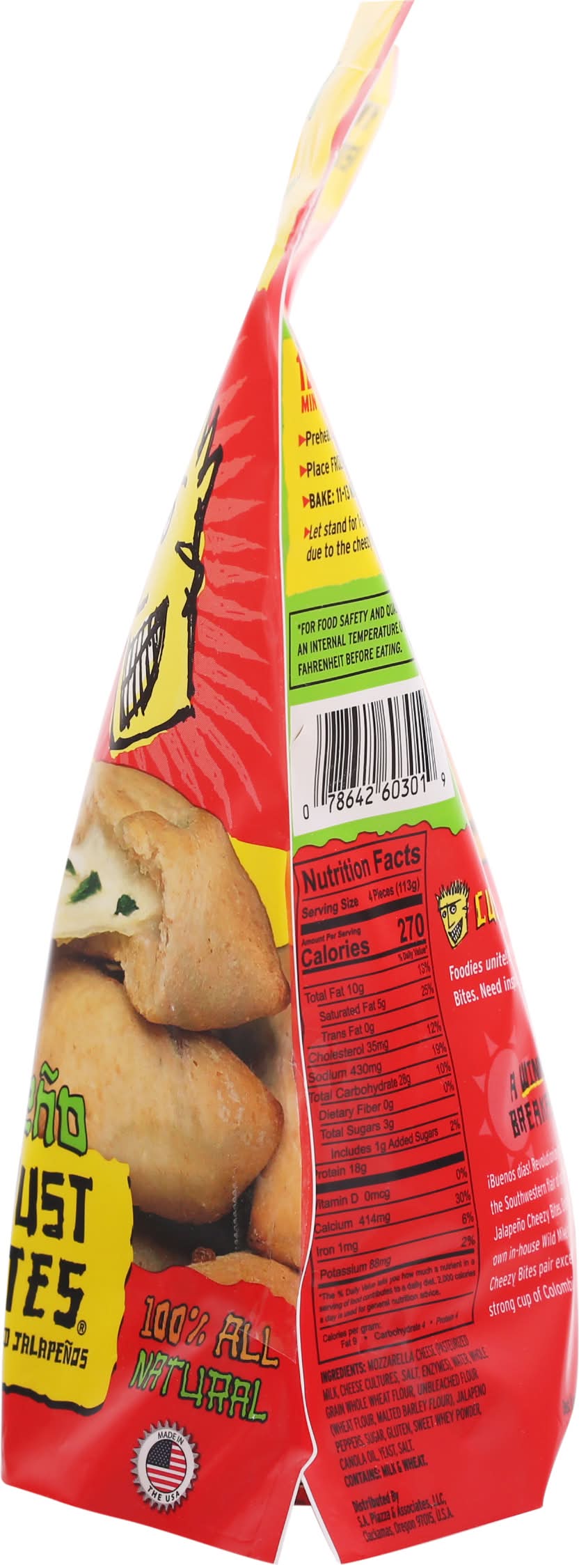 Wild Mikes Stuffed Crust Jalapeno Cheezy Bites - Delivery in Under