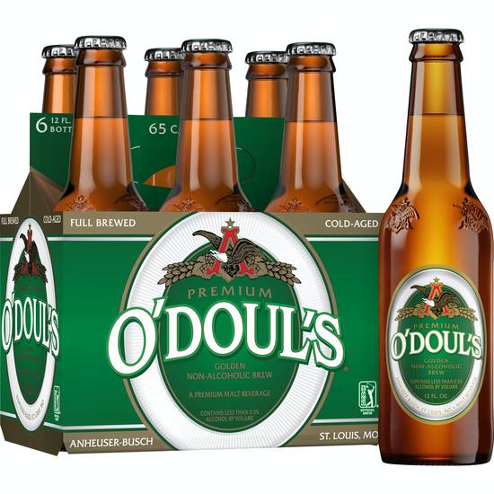 O'douls Premium Golden Non-Alcoholic Brew Malt Beer (6 pack, 12 fl oz)