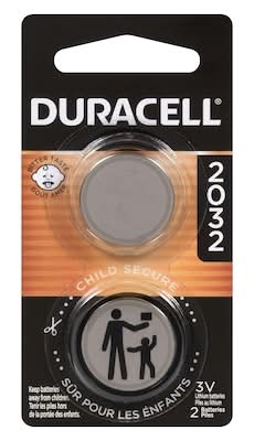 Duracell 3V Lithium Coin Batteries Cr 2032 (2 ct)