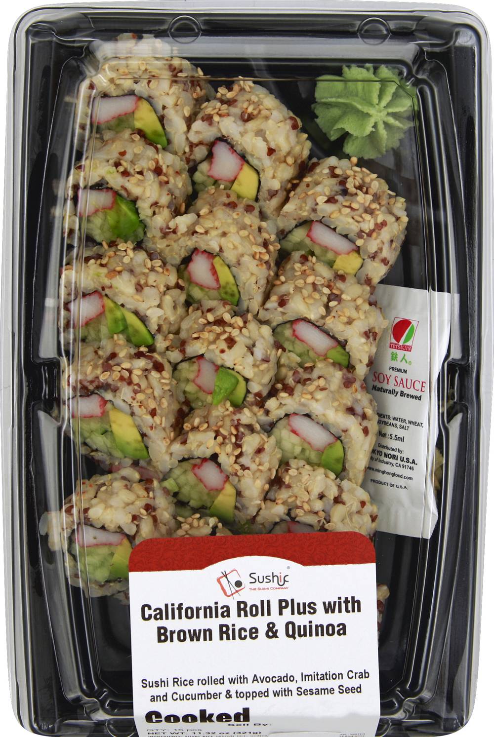 Sushi Gusto Brown Rice California Roll (12 ct)