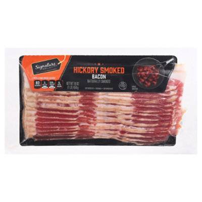 Signature Select Hickory Smoked Sliced Bacon - 16 Oz