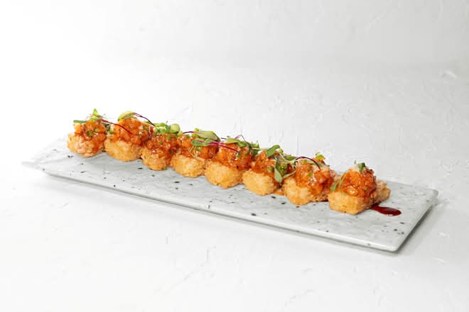 Crispy Rice Sushi - Spicy Salmon