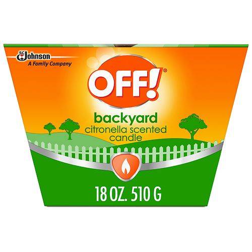 Off! Backyard Candle Bucket Citronella, 18 oz - 18.0 oz