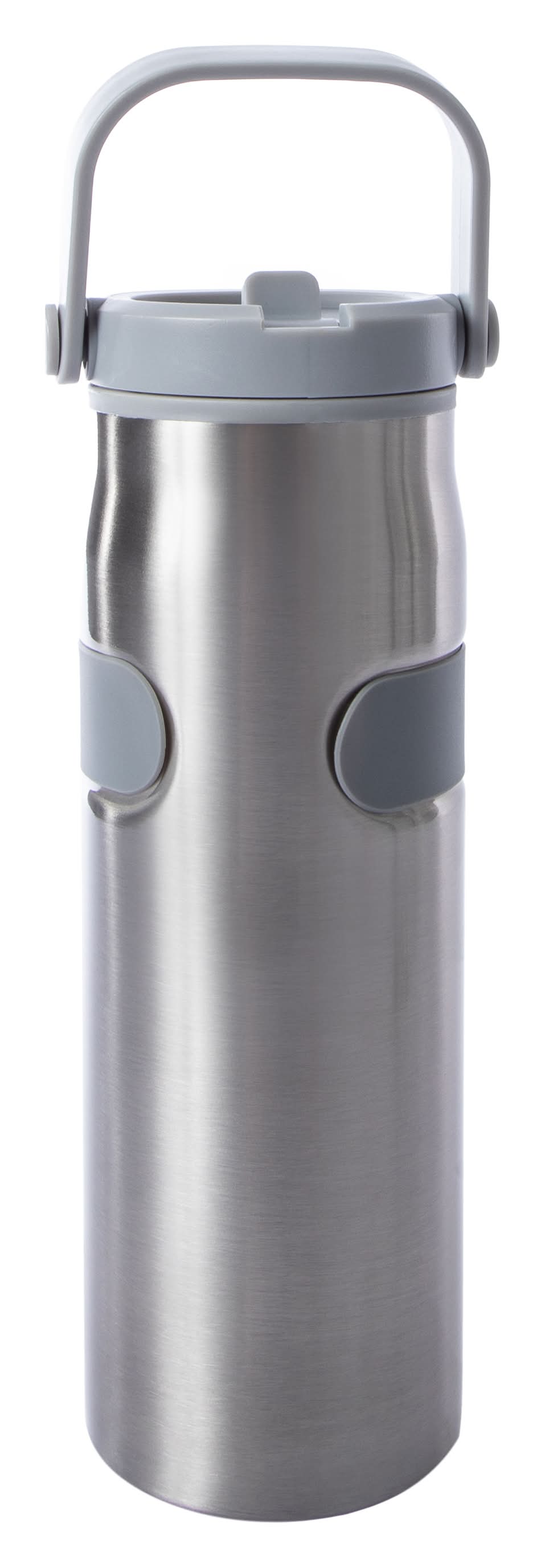 Hydrachug Metallic Water Sipper 32oz Silver