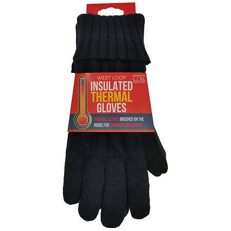 West Loop Women's Thermal Lined Gloves L/XL - 1.0 pr