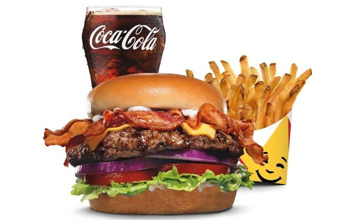 Super Bacon Big Angus Burger Combo