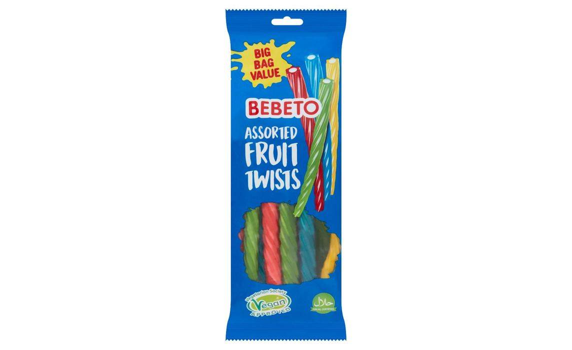 Bebeto Assorted Fruit Twists 220g (398673)