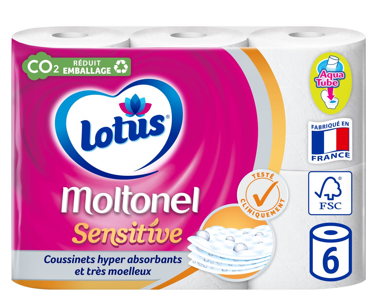 Lotus - Papier toilette sensitive (504g)