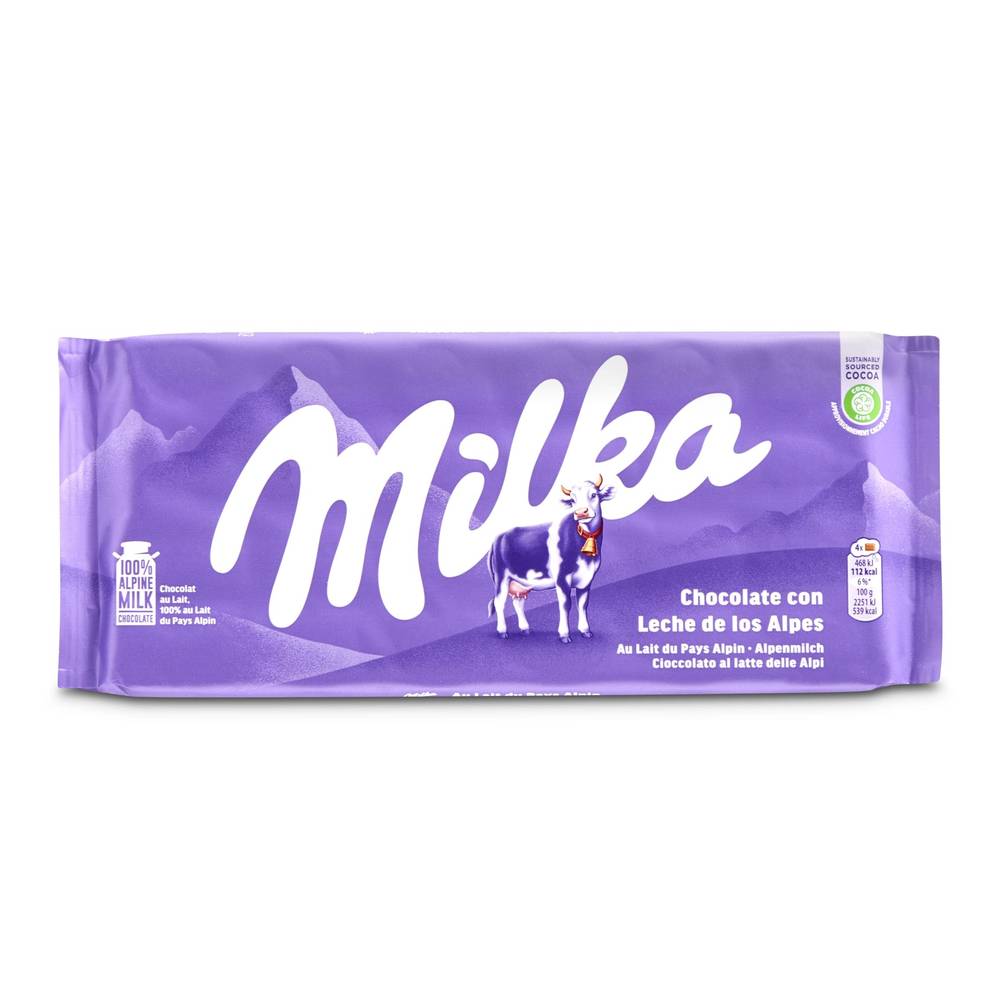 Chocolate Con Leche Milka 125 G