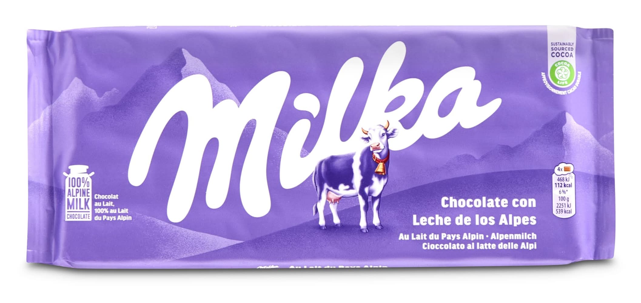Chocolate Con Leche Milka 125 G