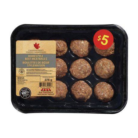 Your Fresh Market Homestyle Beef Meatballs (375 g)