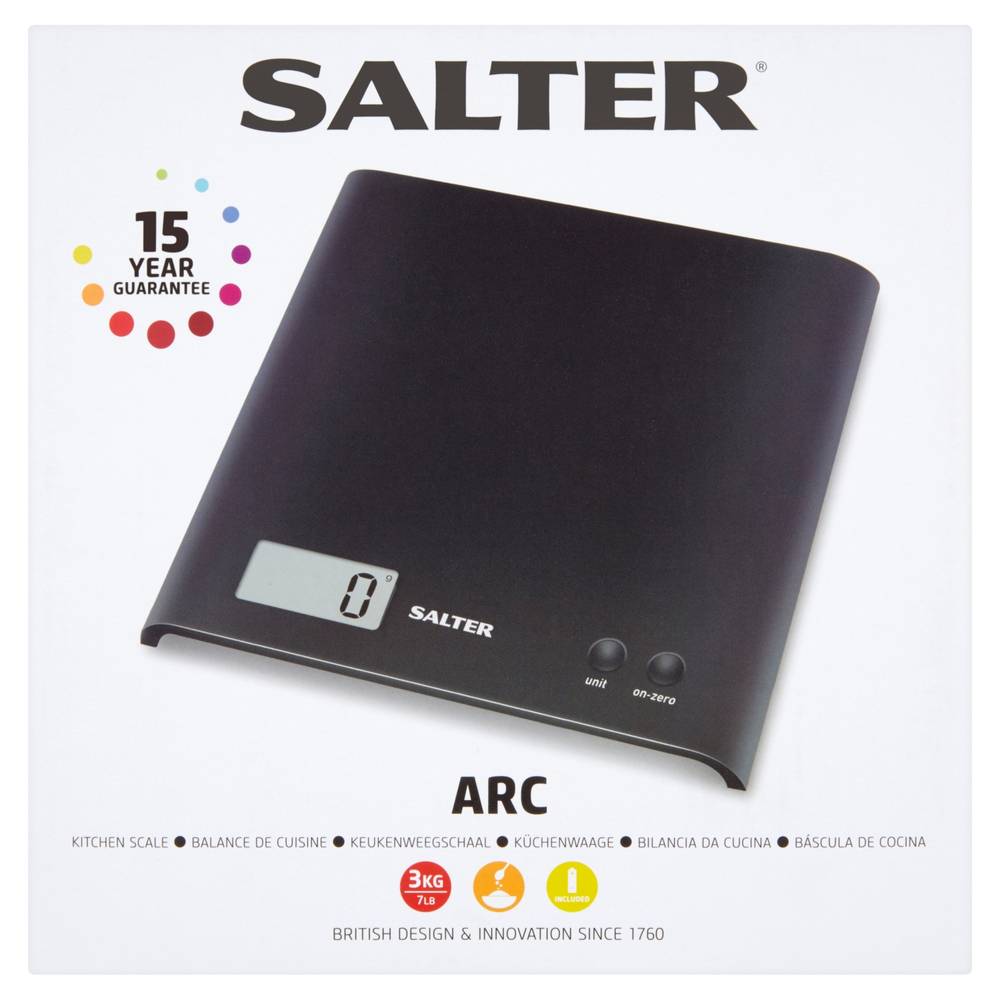 Salter Arc Scales Black