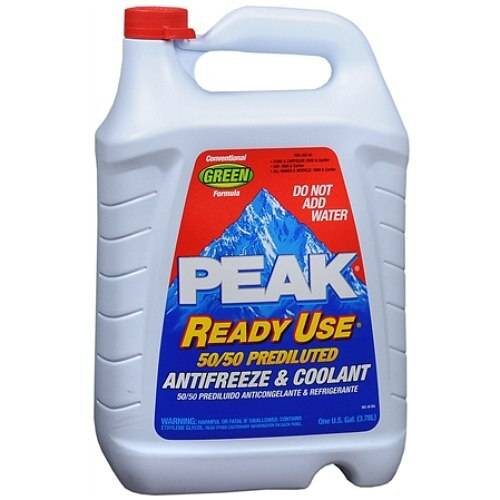 Peak Ready Use 50/50 Prediluted Antifreeze & Coolant Liquid - 128.0 Ounces