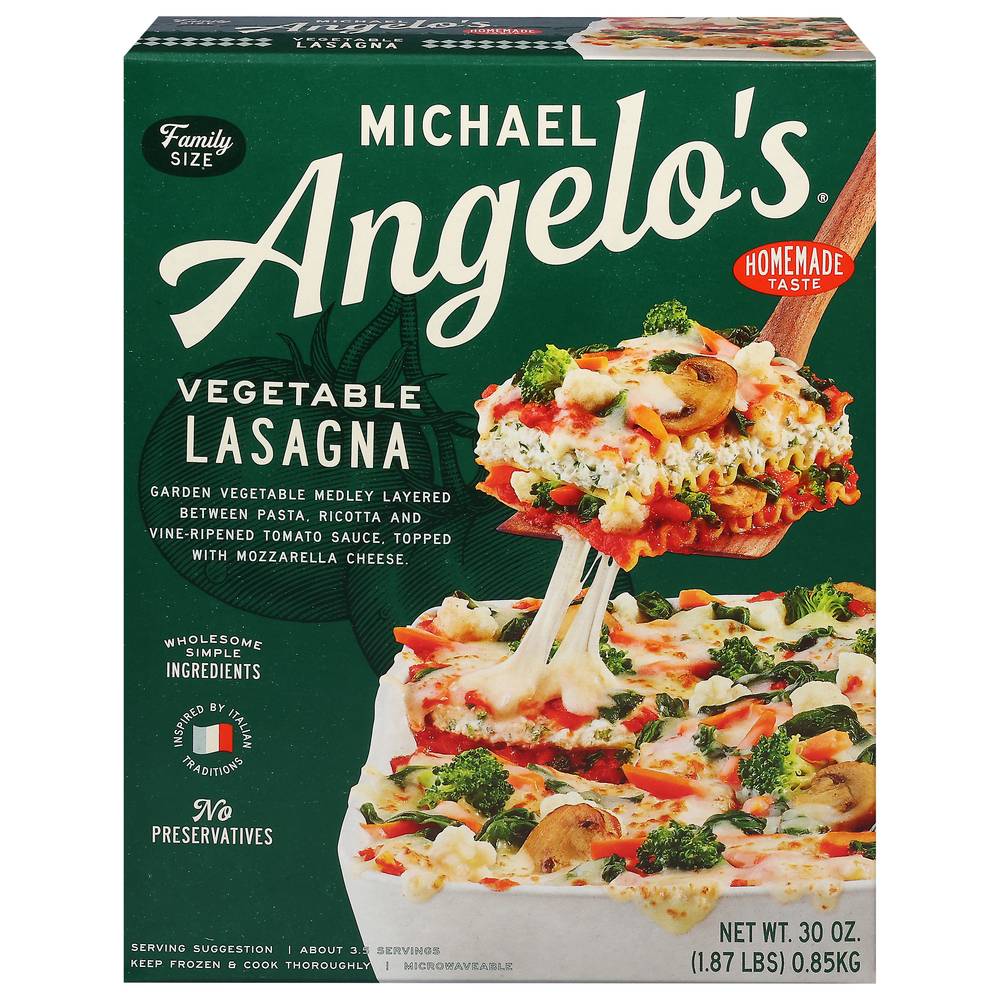 Michael Angelo's Family Size Vegetable Lasagna