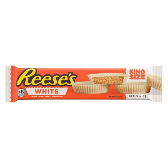 Reese's King Size White Creme Peanut Butter Cups Candy ( 4 ct)