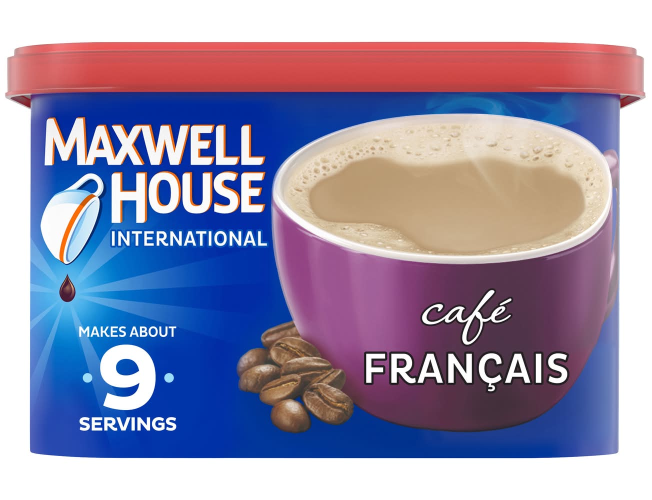 Maxwell House International Cafe Francais Cafe Style Beverage Mix, Francais (7.6 oz)