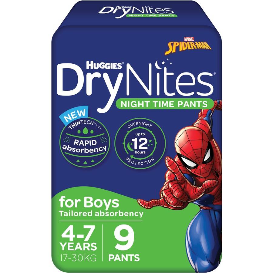 Huggies Drynights Boys 9s