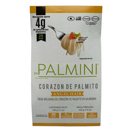Palmini  hearts of palm palmini angel hair (227g)
