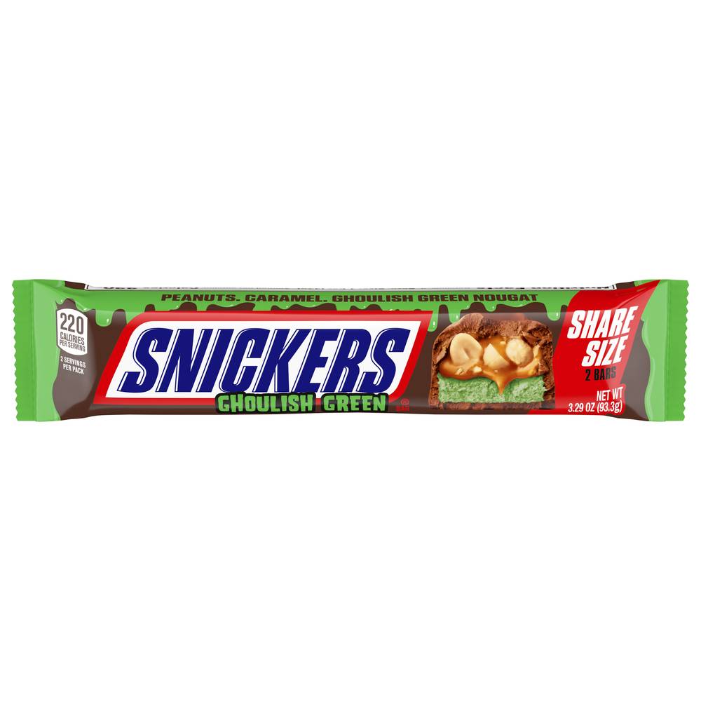 Snickers Ghoulish Green, Peanut (3.29 oz)