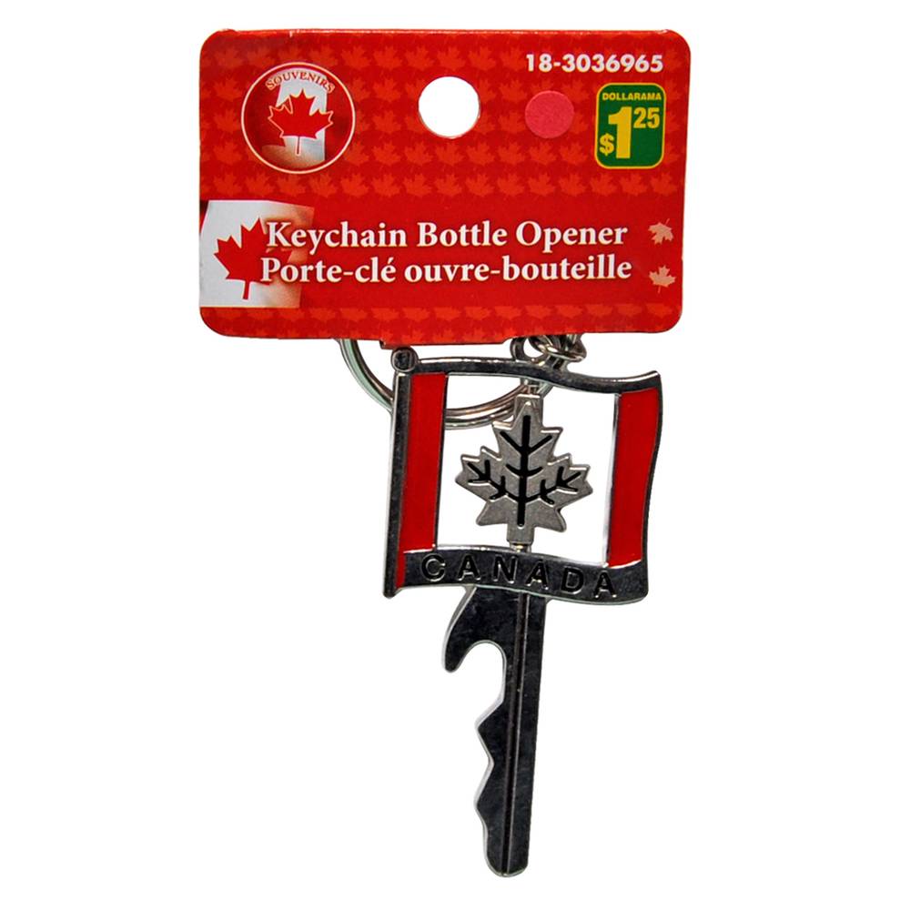 Canada Metal Key Keychain