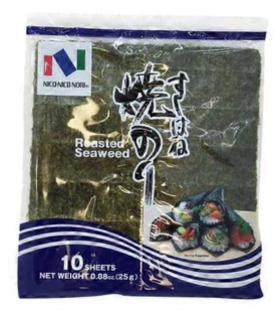 Nico-Nico Nori Roasted Seaweed (10 ct)