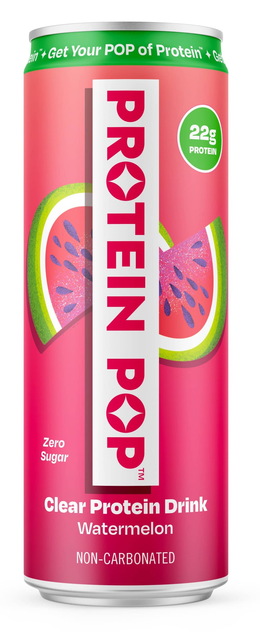 Protein Pop Clear Protein Drink, Watermelon (12 fl oz)