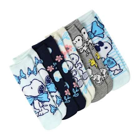 Branded No-Show Socks 5-Pack Peanuts