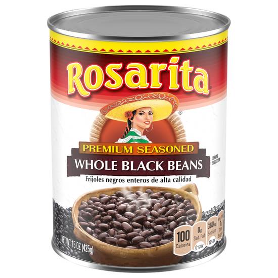 Rosarita Premium Seasoned Whole Black Beans