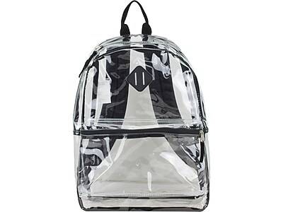 Eastsport Clear Pvc Backpack (clear black)