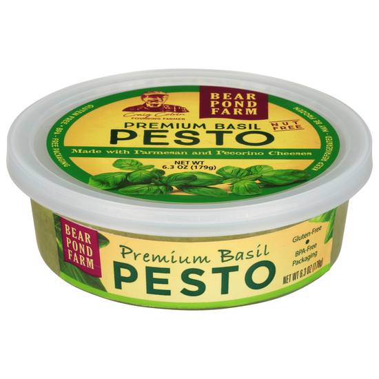 Bear Pond Farm Gluten Free Premium Basil Pesto (6.3 oz)