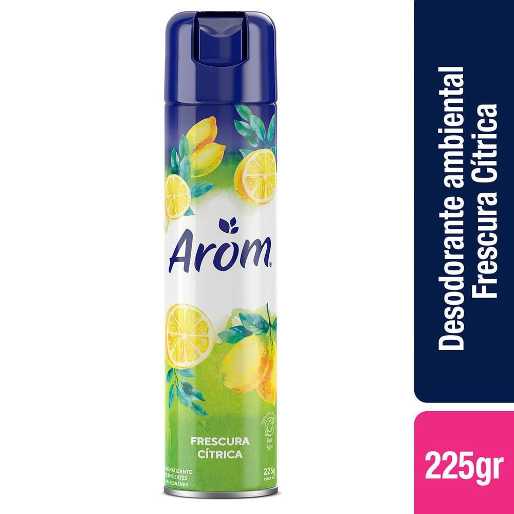 Arom desodorante ambiental spray frescura cítrica (225 g)