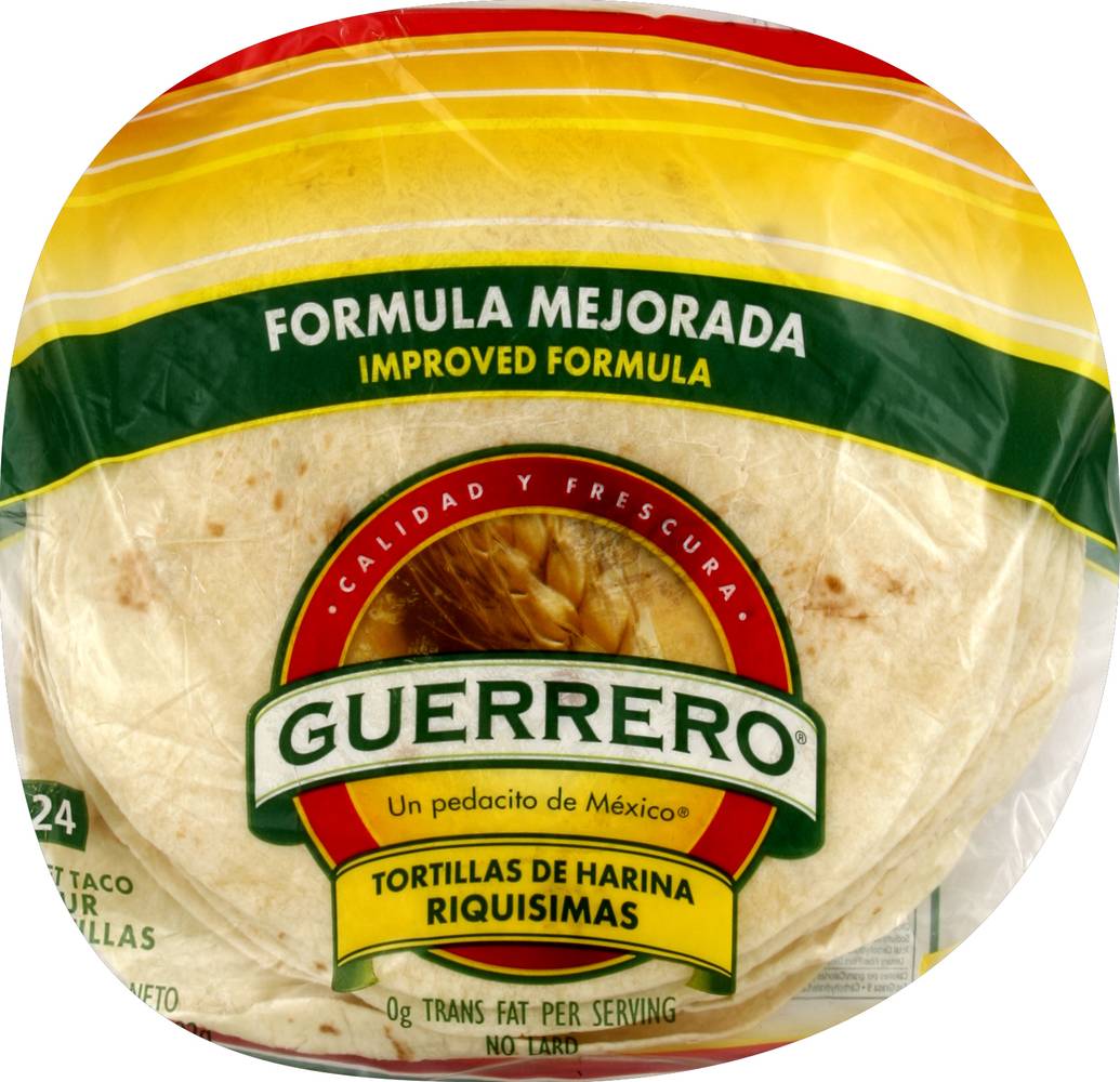 Guerrero De Harina Soft Taco Flour Tortillas (2.19 lbs, 24 ct)