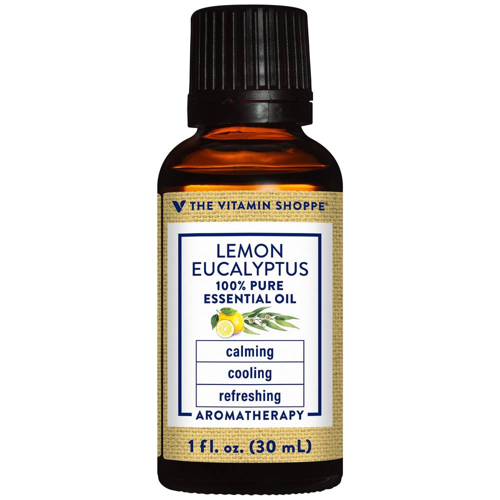 The Vitamin Shoppe Lemon Eucalyptus 100% Pure Essential Oil For Aromatherapy