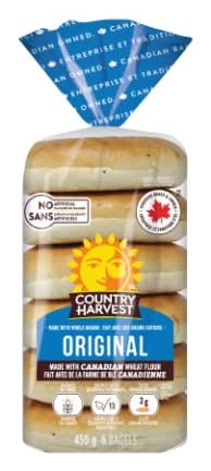 Country Harvest Original Bagel (450 g, 6 ct)