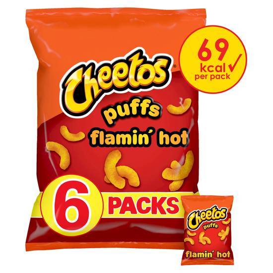 Cheetos 6pk Flamin Hot