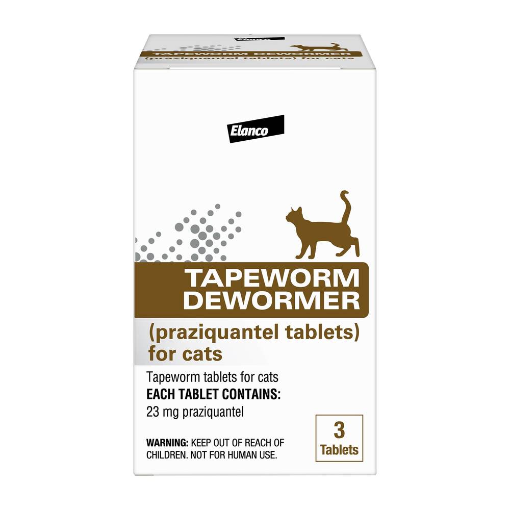 Bayer Tapeworm Dewormer Tablets For Cats (3 ct)