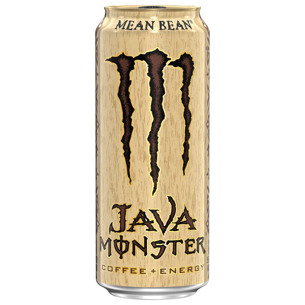 Monster Energy Java Coffee + Energy Drink, Mean Bean (15 fl oz)