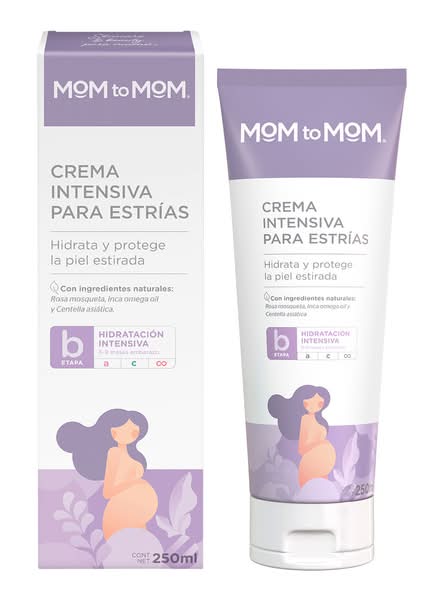 Mom to mom · Crema corporal para prevenir estrías (250 ml)