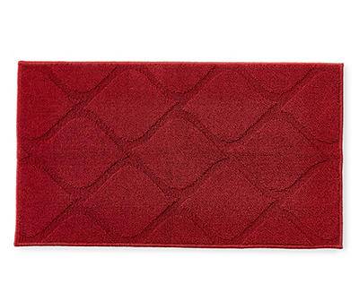 Broyhill Quatrefoil Accent Rug, Red