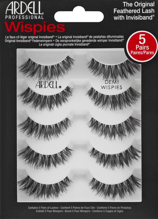 Ardell Wispies Original Feathered Lash With Invisiband (5 pieces)