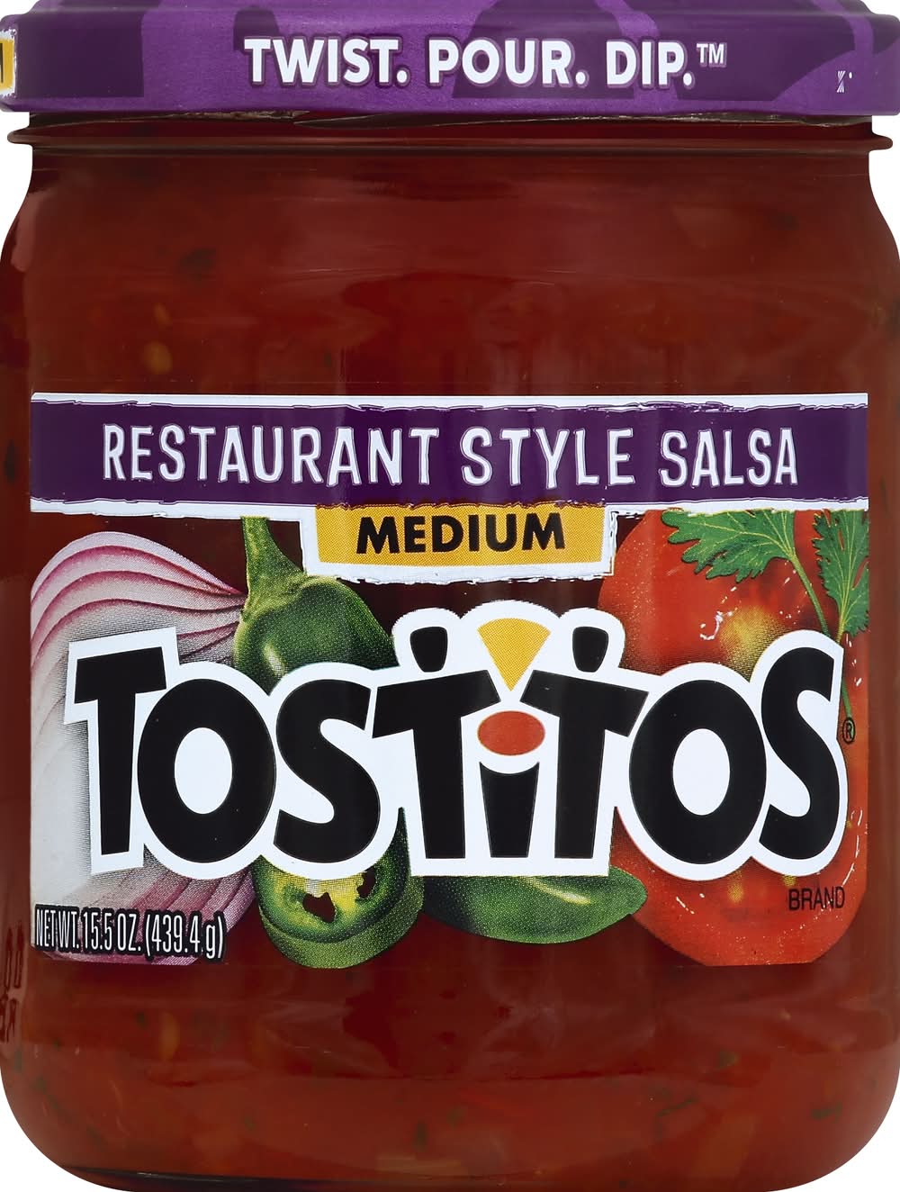Tostitos Medium Salsa Dip, Restaurant Style (15.5 oz)