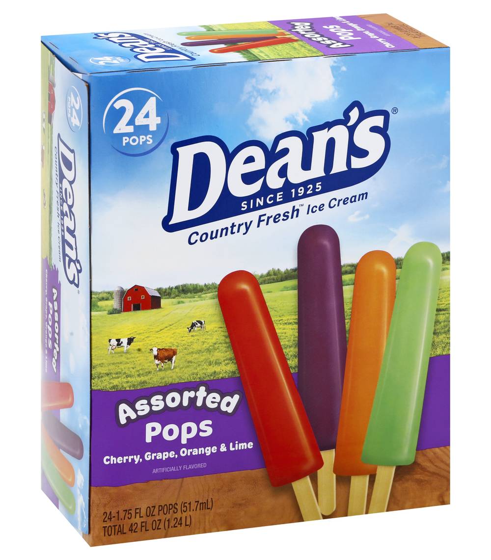 Dean's Country Fresh Ice Cream Assorted Pops (42 fl oz)