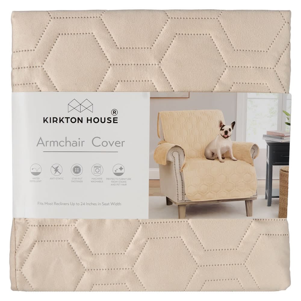KIRKTON HOUSE Taupe Armchair Cover