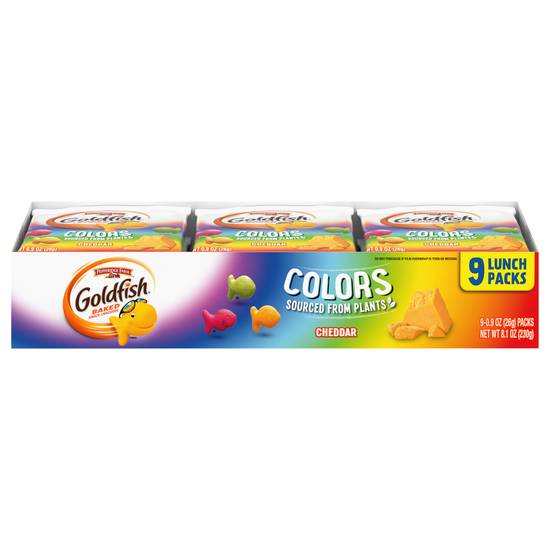 Pepperidge Farm Goldfish Colors Baked Cheddar Snack Crackers (9 ct)
