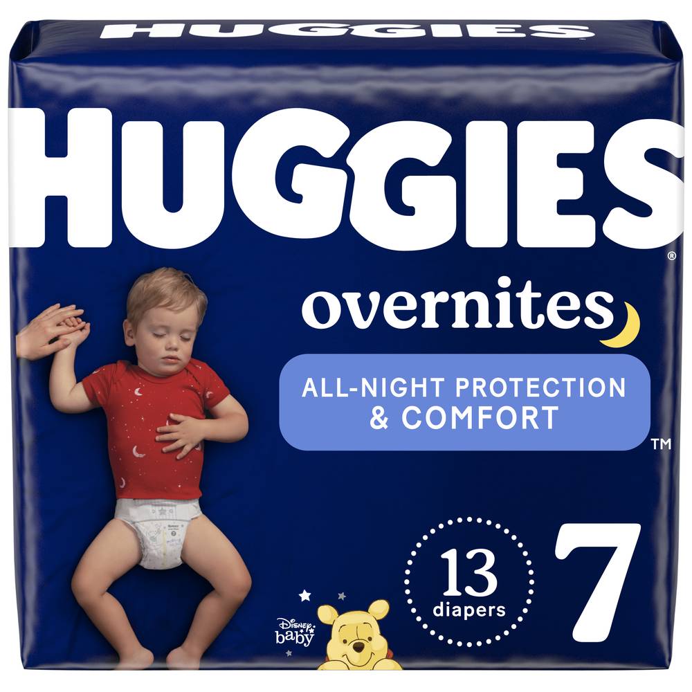 Huggies Overnites Disney Baby Size 7 Diapers Couches