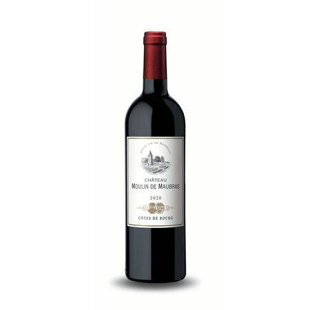 Vin Rouge AOC Château moulin de Maubras COTES DE BOURG - la bouteille de 75cL