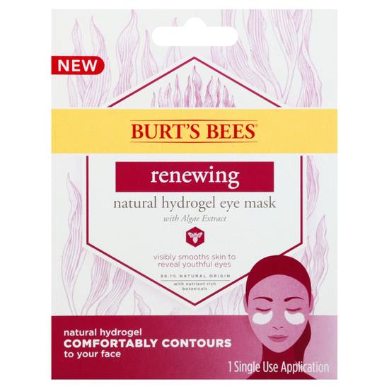 Burt's Bees Renewing Natural Hydrogel Eye Mask