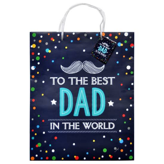 # Dad Scripted Gift Bags (32.5x26.4x13.8cm)