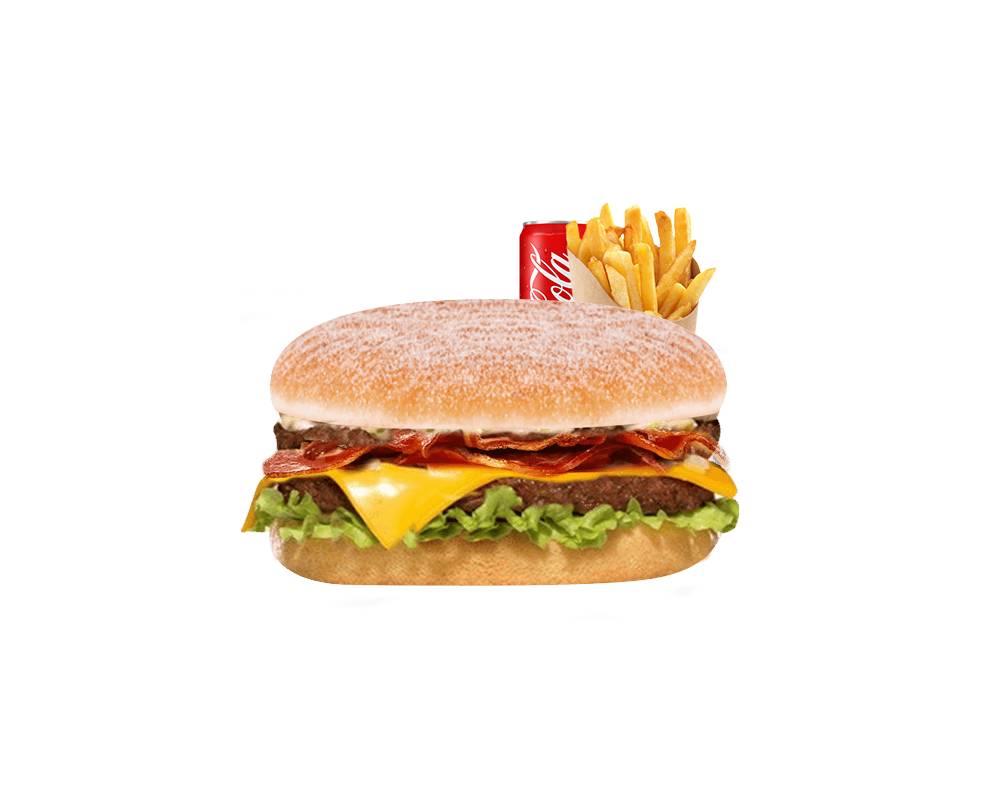 Menu big bacon burger