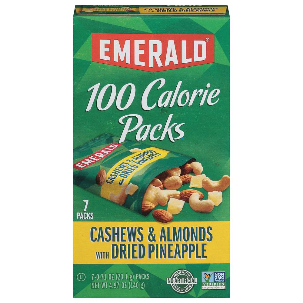 Emerald Cashews & Almonds With Dried Pineapple (7 x 0.71 oz)